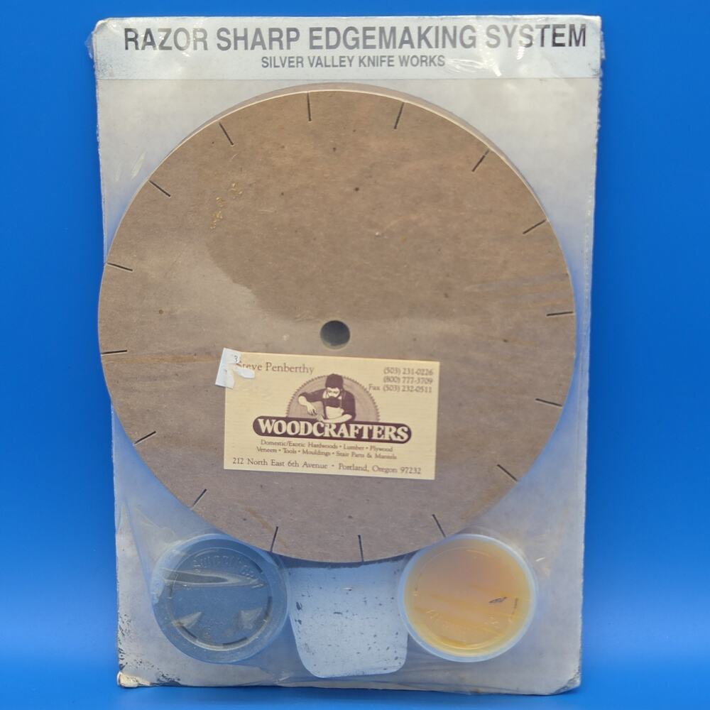 Razor Sharp Edgemaking System Silver Valley Knife Works Woodcrafters Sharpening